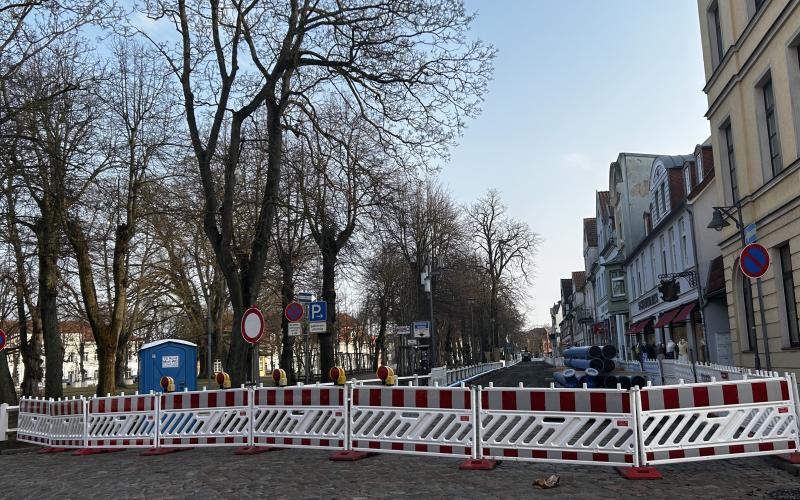 Baumaßnahme am Kamp