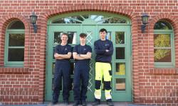 v.l.n.r.: Ian, Fiete und Mika