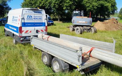 Rohrbruch Wittenbeck (Nasse Ecke)